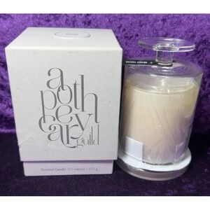 Apothecary Guild Candle Beach House Glass Cover Zodax New Rare Discontinued